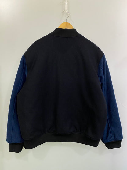 【現状渡し品】【メンズ】 FLATLUX フラットラックス WOOL STADIUM JACKET ウールスタジアムジャケット アウター スタジャン 142-260126-SH-13-min サイズ：XL カラー：ネイビー 万代Net店