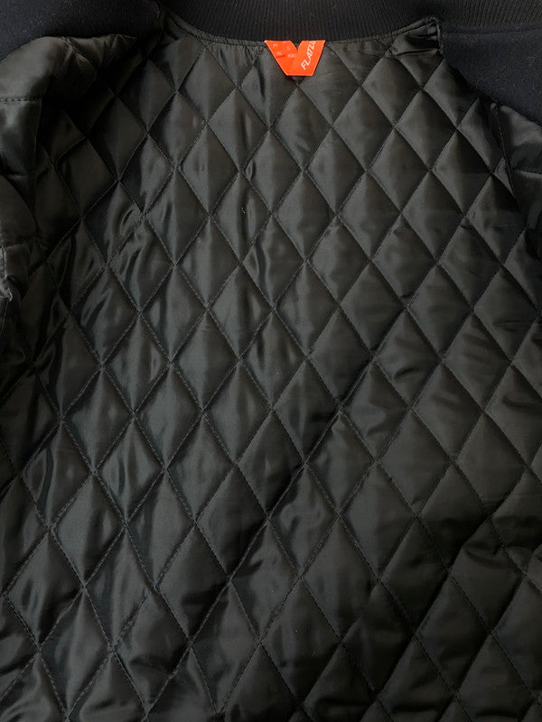【現状渡し品】【メンズ】 FLATLUX フラットラックス WOOL STADIUM JACKET ウールスタジアムジャケット アウター スタジャン 142-260126-SH-13-min サイズ：XL カラー：ネイビー 万代Net店