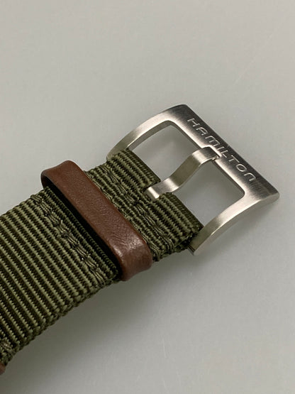 【中古美品】【メンズ】 HAMILTON ハミルトン KHAKI FIELD MECHANICAL 42MM H69529913 カーキ フィールド メカニカル 腕時計 時計 195-260123-jt-09-min カラー：シルバー/オリーブ 万代Net店