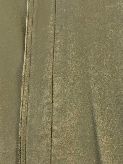 【中古品】【メンズ】 CHRISTIAN AUJARD クリスチャンオジャール 2TONE LEATHER JACKET レザージャケット アウター 146-260120-AS-26-min サイズ：M カラー：ベージュ系 万代Net店