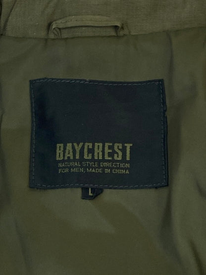 【中古品】【メンズ】 BAYCREST ベイクレスト ZIP DESIGN JACKET デザインジャケット アウター 146-260120-AS-31-min サイズ：L カラー：カーキ 万代Net店