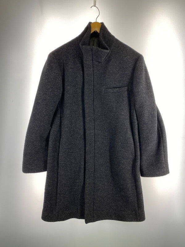 【中古品】【メンズ】 OLD JUN MEN オールドジュンメン HI NECK COAT ハイネックコート ウール アウター 146-260120-AS-29-min サイズ：F2 カラー：ブラック 万代Net店