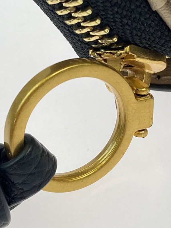【中古品】【レディース】 JILL STUART ジル バイ ジル スチュアート LINK J MONOGRAM WALLET モノグラム ウォレット２つ折り財布 ミニ財布 レディース 200-260125-em-05-min カラー：ブラック系 万代Net店