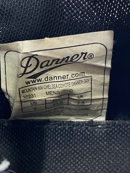 【中古品】【メンズ】 Danner ダナー MOUNTAIN 600 CHELSEA DRY 36231 マウンテン600 チェルシーブーツ 靴 164-260121-kk-17-min サイズ：8 カラー：CAMEL 万代Net店