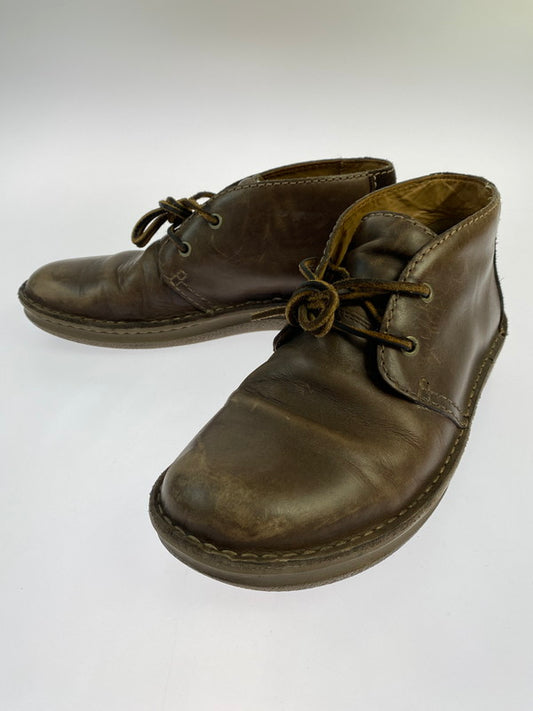 【現状渡し品】【メンズ】 Clarks クラークス ACTIVE AIR DESERT BOOTS アクティブエア デザートブーツ 革靴 164-260121-kk-16-min サイズ：UK 7 カラー：BROWN 万代Net店