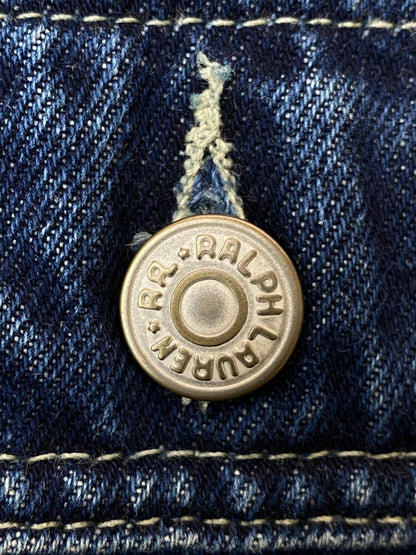 【中古品】【メンズ】 RALPH LAUREN ラルフローレン TYPE 2ND DENIM JACKET 90'S タイプ セカンド デニム ジャケット メンズ アウター Gジャン 90年代 ヴィンテージ 145-260116-em-07-min サイズ：M カラー：インディゴ 万代Net店