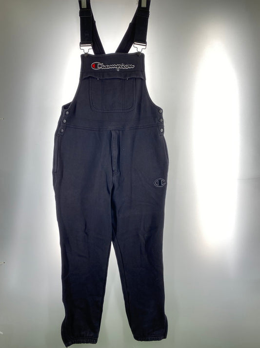 【中古品】【メンズ】 Champion チャンピオン スウェット オーバーオール 148-260120-AS-33-min サイズ：L カラー：ブラック 万代Net店