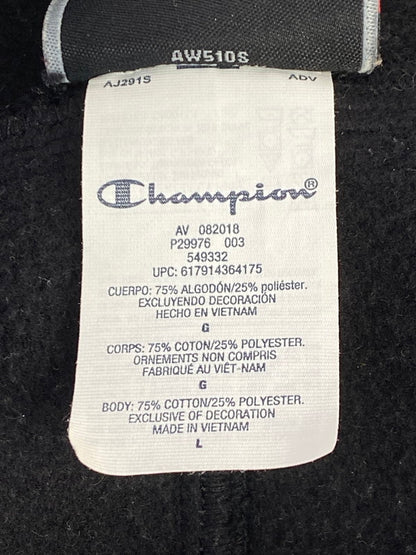 【中古品】【メンズ】 Champion チャンピオン スウェット オーバーオール 148-260120-AS-33-min サイズ：L カラー：ブラック 万代Net店