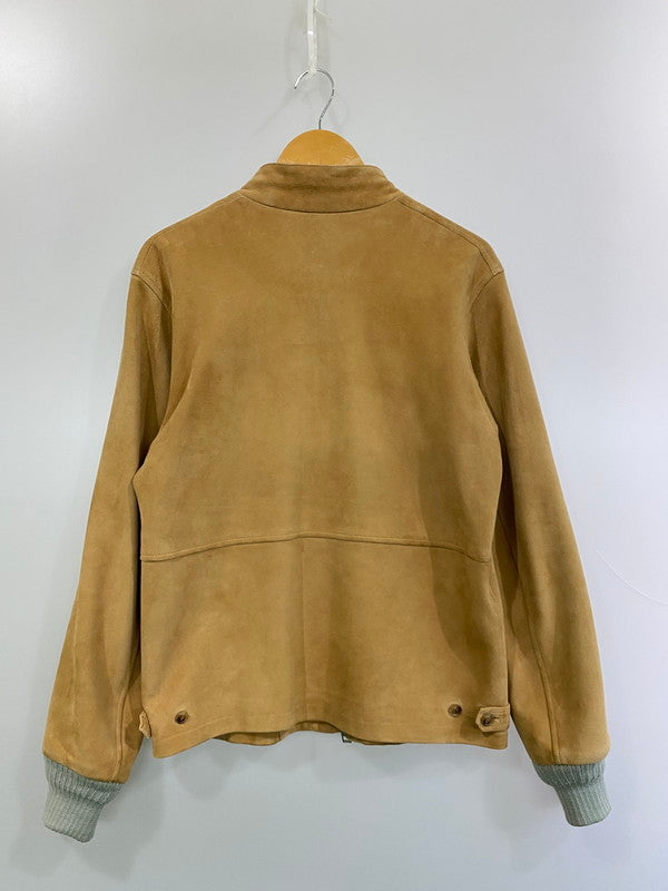 【中古品】【メンズ】 MIGHTY-MAC マイティーマック SUEDE JACKET 550-452-16 スウェード ジャケット メンズ アウター フルジップ 146-260116-em-11-min カラー：ベージュ 万代Net店