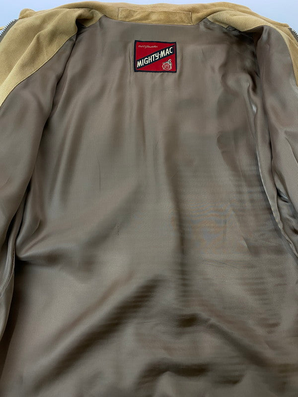 【中古品】【メンズ】 MIGHTY-MAC マイティーマック SUEDE JACKET 550-452-16 スウェード ジャケット メンズ アウター フルジップ 146-260116-em-11-min カラー：ベージュ 万代Net店