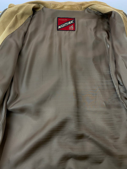 【中古品】【メンズ】 MIGHTY-MAC マイティーマック SUEDE JACKET 550-452-16 スウェード ジャケット メンズ アウター フルジップ 146-260116-em-11-min カラー：ベージュ 万代Net店
