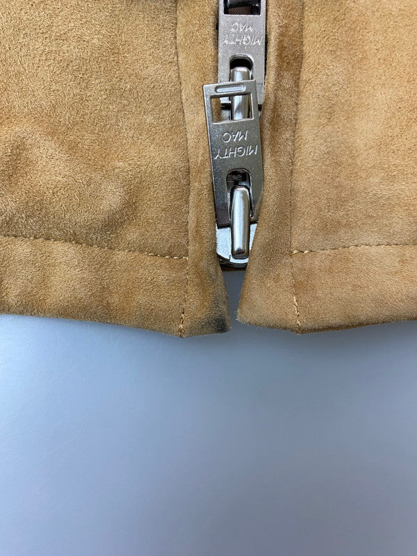 【中古品】【メンズ】 MIGHTY-MAC マイティーマック SUEDE JACKET 550-452-16 スウェード ジャケット メンズ アウター フルジップ 146-260116-em-11-min カラー：ベージュ 万代Net店