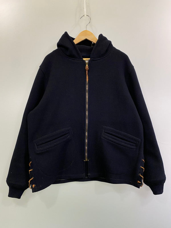 【中古品】【メンズ】 THE MIDSHIPMEN'S EXCHANGE ザ ミッドシップメンズ エクスチェンジ 60-70S CADET COAT カデットコート 60年代 70年代 ヴィンテージ フーディ メンズ アウター 146-260116-em-12-min サイズ：XL カラー：ネイビー 万代Net店