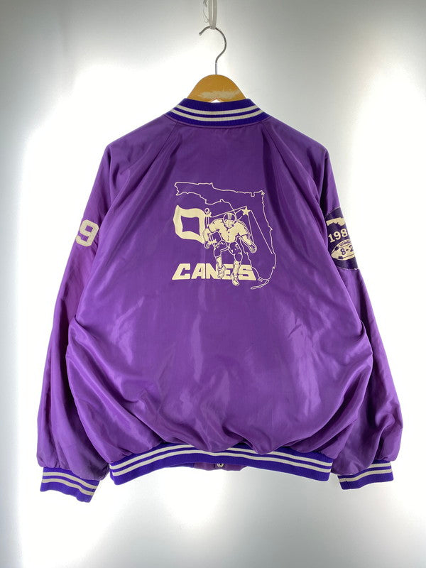 【中古品】【メンズ】 USED 80S NYLON STADIUM JAKETT PURPLE ナイロンスタジアムジャケット アウター 146-260117-AS-18-min サイズ：下記参照 カラー：パープル 万代Net店