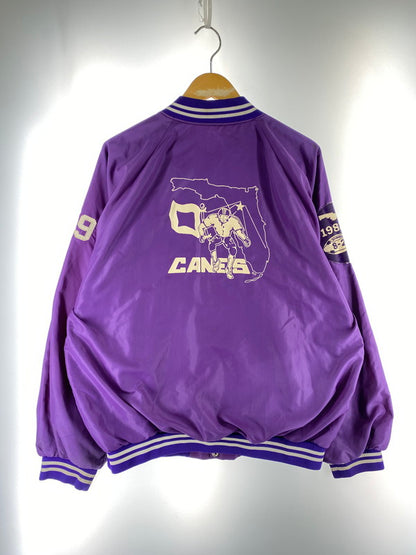 【中古品】【メンズ】 USED 80S NYLON STADIUM JAKETT PURPLE ナイロンスタジアムジャケット アウター 146-260117-AS-18-min サイズ：下記参照 カラー：パープル 万代Net店