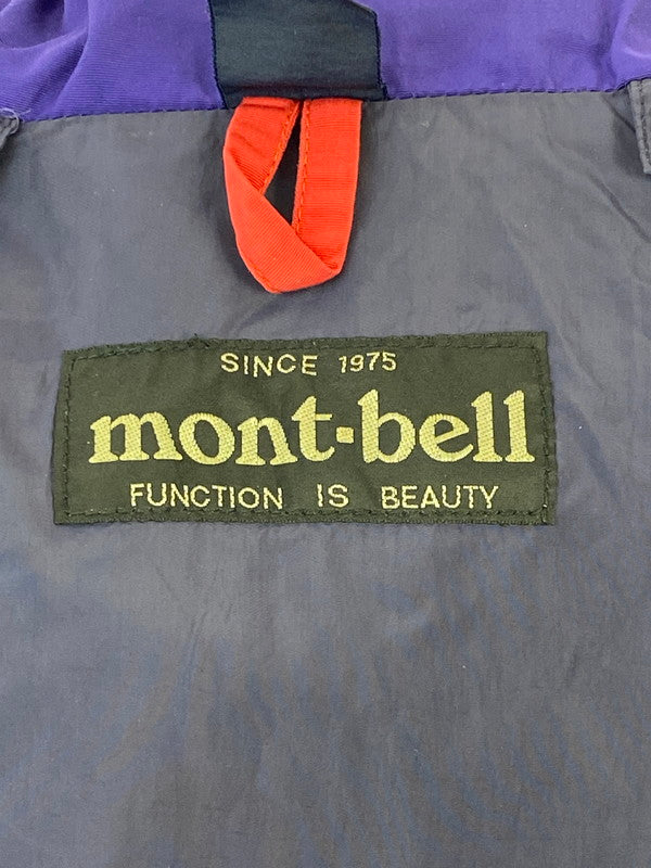 【中古品】【メンズ】 mont-bell モンベル 90S NYLON JACKET RED ナイロンジャケット アウター 146-260120-AS-27-min サイズ：M カラー：レッド 万代Net店