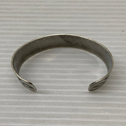 【中古品】【メンズ】 INDIAN JEWELRY SILVER BANGLE インディアン ジュエリー シルバー バングル アクセサリー 腕 191-260130-em-12-min カラー：シルバー 万代Net店