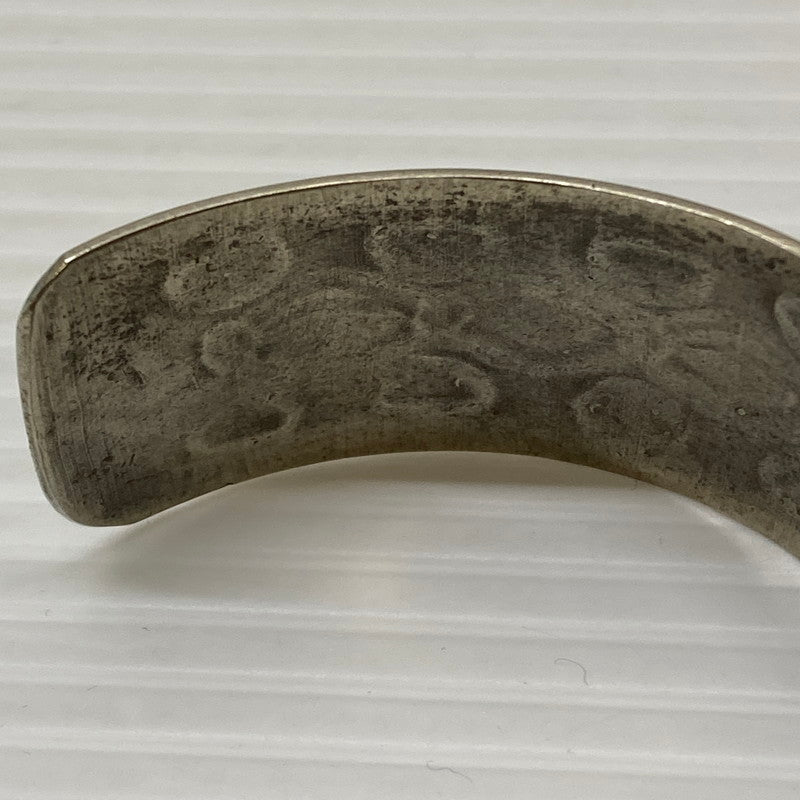 【中古品】【メンズ】 INDIAN JEWELRY SILVER BANGLE インディアン ジュエリー シルバー バングル アクセサリー 腕 191-260130-em-12-min カラー：シルバー 万代Net店