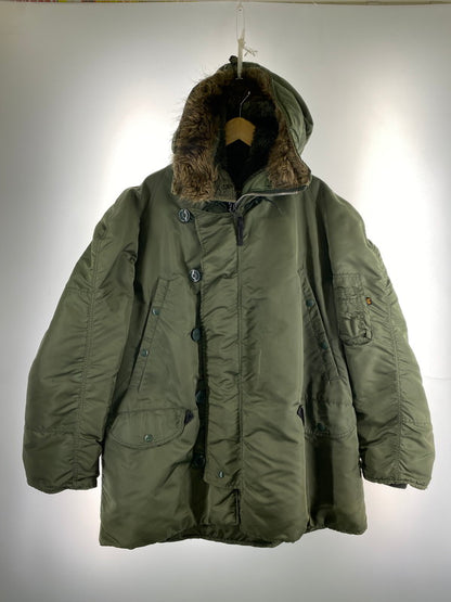 【中古品】【メンズ】 ALPHA INDUSTRIES アルファ インダストリーズ FLIGHT JACKET MIL-J-6279 N-3B フライトジャケット メンズ アウター 145-260421-KS-03-min サイズ：L カラー：グリーン系 万代Net店