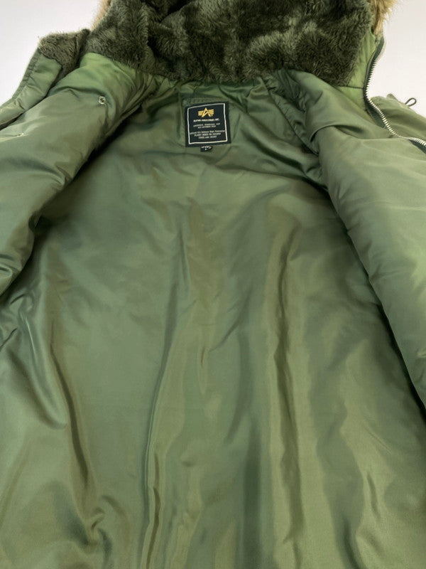 【中古品】【メンズ】 ALPHA INDUSTRIES アルファ インダストリーズ FLIGHT JACKET MIL-J-6279 N-3B フライトジャケット メンズ アウター 145-260421-KS-03-min サイズ：L カラー：グリーン系 万代Net店