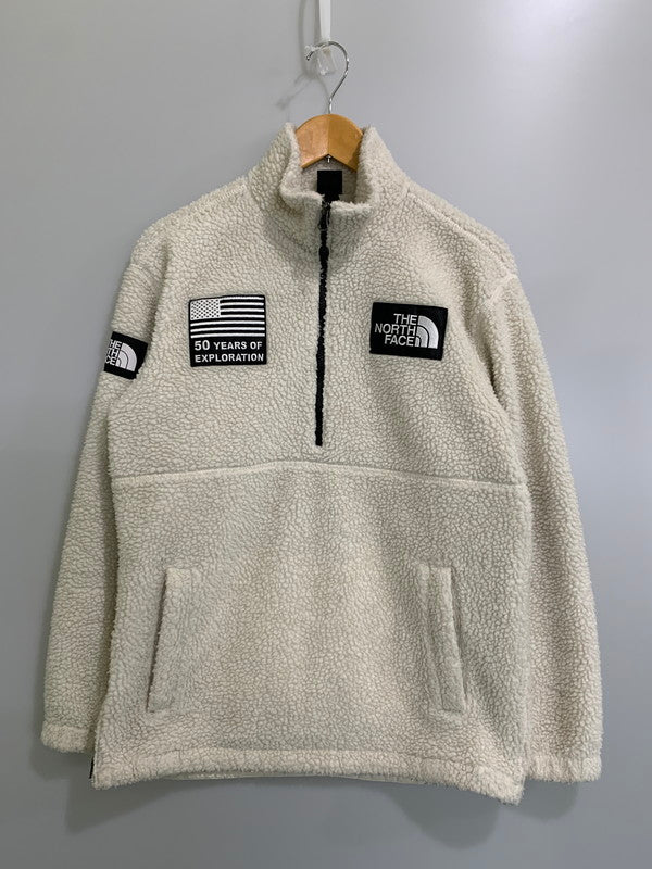 【中古品】【メンズ】 THE NORTH FACE ザ・ノースフェイス WHITE LABEL 50th SNOW CITY FLEECE JACKET 3053K07 ホワイトレーベル 50周年記念 スノーシティー フリースジャケット アウター 144-260404-kk-11-min サイズ：S カラー：アイボリー 万代Net店