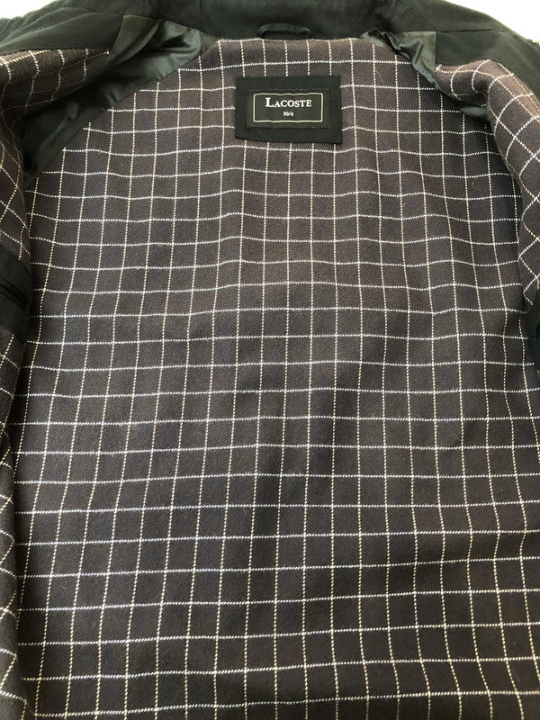 【中古品】【メンズ】 LACOSTE ラコステ BH514C ジップアップブルゾンジャケット 147-260426-zi-14-min サイズ：50/4 カラー：ブラック 万代Net店