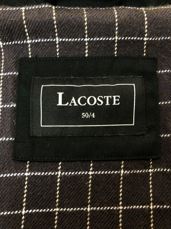 【中古品】【メンズ】 LACOSTE ラコステ BH514C ジップアップブルゾンジャケット 147-260426-zi-14-min サイズ：50/4 カラー：ブラック 万代Net店