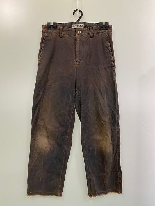 【現状渡し品】【メンズ】 ISSEY MIYAKE イッセイミヤケ IM23-FF025 90S COTTON PANTS コットンパンツ ボトムス 151-260125-zi-23-min サイズ：L 万代Net店