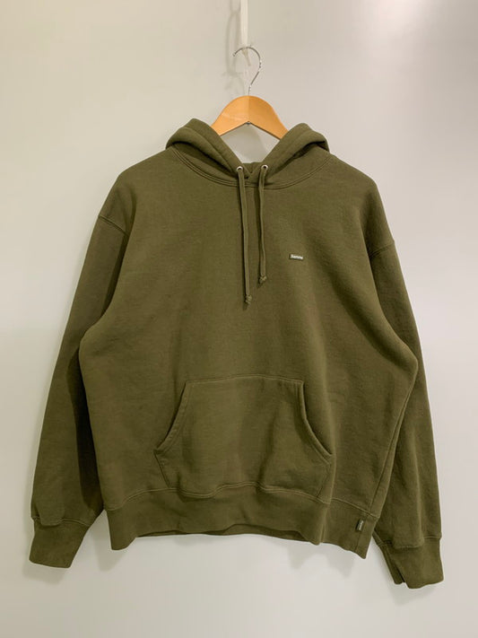 【中古品】【メンズ】 Supreme シュプリーム SMALL BOX HOODIE OLIVE プルオーバーパーカー 149-260117-AS-22-min サイズ：M カラー：オリーブ 万代Net店