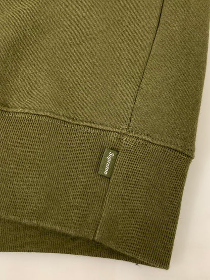 【中古品】【メンズ】 Supreme シュプリーム SMALL BOX HOODIE OLIVE プルオーバーパーカー 149-260117-AS-22-min サイズ：M カラー：オリーブ 万代Net店