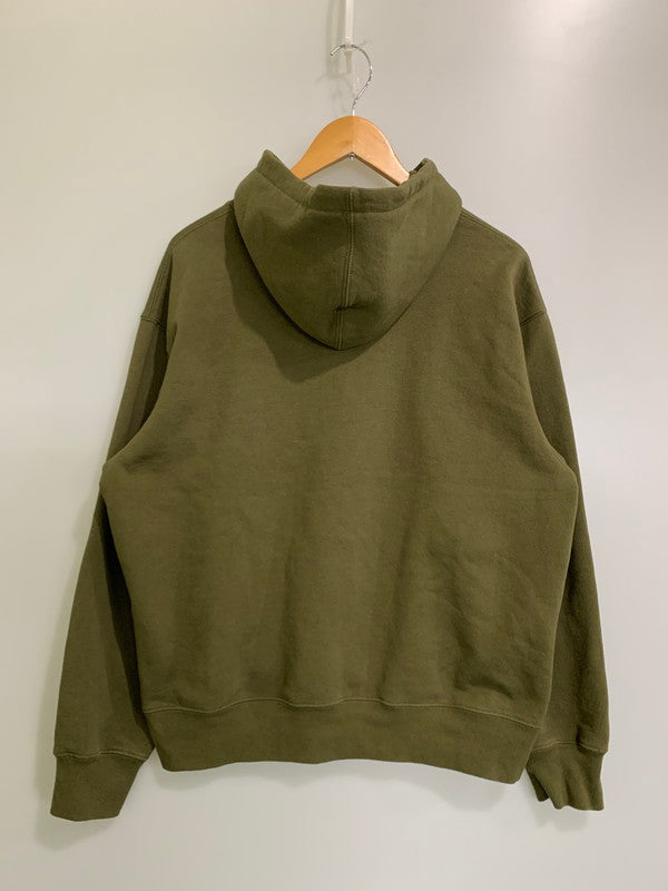 【中古品】【メンズ】 Supreme シュプリーム SMALL BOX HOODIE OLIVE プルオーバーパーカー 149-260117-AS-22-min サイズ：M カラー：オリーブ 万代Net店