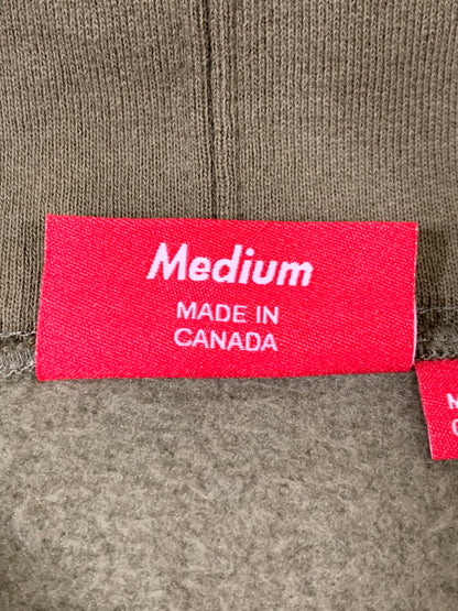 【中古品】【メンズ】 Supreme シュプリーム SMALL BOX HOODIE OLIVE プルオーバーパーカー 149-260117-AS-22-min サイズ：M カラー：オリーブ 万代Net店