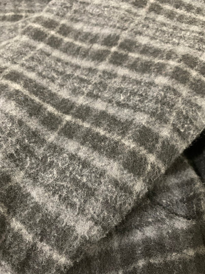 【中古品】【メンズ】 Supreme シュプリーム 23AW PLAID WOOL HOODED WORK JACKET ウール フーデット ワークジャケット アウター 149-260117-AS-21-min サイズ：M カラー：ブラック/グレー 万代Net店