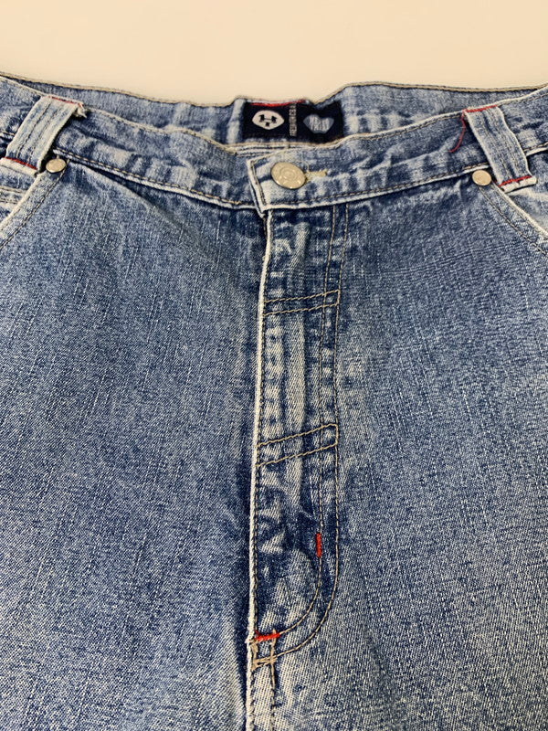 【中古品】【メンズ】 HERE&THERE ヒアアンドゼア PAINTER DENIM PANTS ペインターデニムパンツ ボトムス ジーンズ 157-260404-kk-21-min サイズ：表記なし 下記参照 カラー：ライトインディゴ 万代Net店
