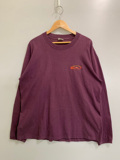 【中古品】【メンズ】 QUICK SILVER クイックシルバー LS CIRCLE LOGO TEE ロングスリーブ サークルロゴティー シャツ トップス 146-260409-SH-40-min サイズ：L カラー：ボルドー 万代Net店
