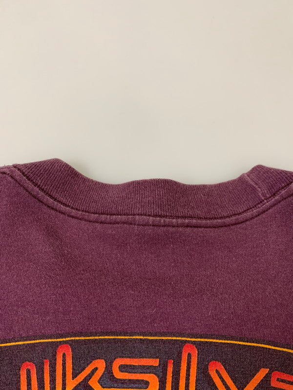 【中古品】【メンズ】 QUICK SILVER クイックシルバー LS CIRCLE LOGO TEE ロングスリーブ サークルロゴティー シャツ トップス 146-260409-SH-40-min サイズ：L カラー：ボルドー 万代Net店
