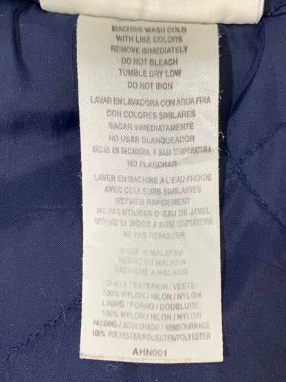 【現状渡し品】【メンズ】 adidas アディダス NYLON HOODED JACKET AHN001 ナイロン フーデッド ジャケット ライトアウター 万国旗タグ 146-260404-kk-12-min サイズ：US XL カラー：ネイビー 万代Net店