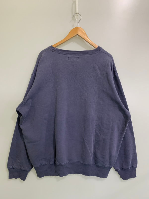 【現状渡し品】【メンズ】 Polo by Ralph Lauren ポロバイラルフローレン 90's POLO LETTERED L/S SWEAT SHIRT 90年代 ポロ レタード ロングスリーブ スウェットシャツ トップス トレーナー 146-260126-kk-46-min サイズ：XL カラー：パープル 万代Net店