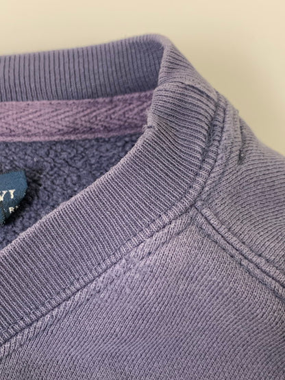 【現状渡し品】【メンズ】 Polo by Ralph Lauren ポロバイラルフローレン 90's POLO LETTERED L/S SWEAT SHIRT 90年代 ポロ レタード ロングスリーブ スウェットシャツ トップス トレーナー 146-260126-kk-46-min サイズ：XL カラー：パープル 万代Net店