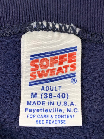 【中古品】【メンズ】 SOFFE ソフィー SWEATSHIRT スウェットシャツ トップス 146-260409-SH-43-min サイズ：M カラー：ネイビー 万代Net店
