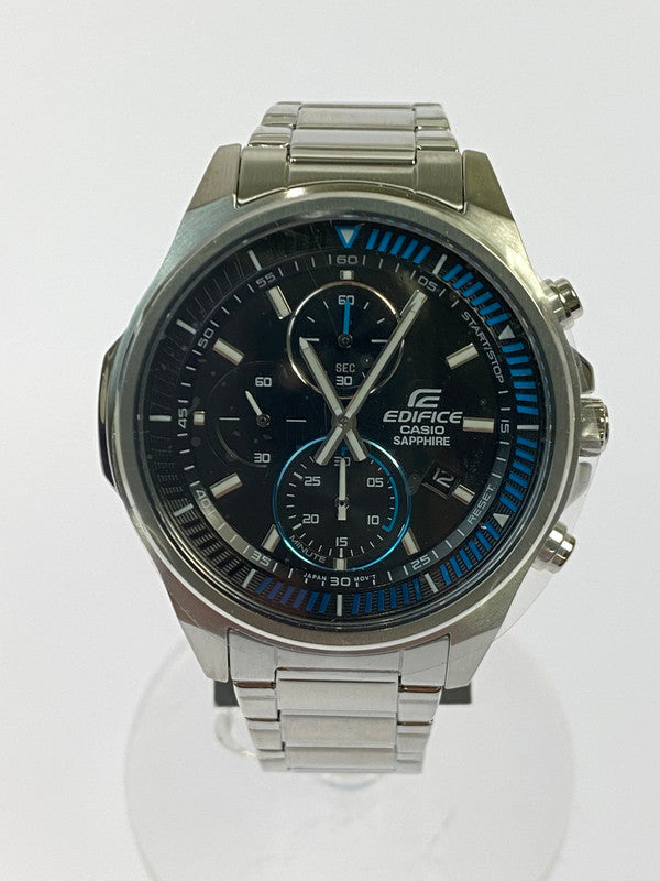 【中古美品】【メンズ】 CASIO カシオ EDIFICE エディフィス アナログ 腕時計 EFR-S572 時計 197-260130-jt-20-min カラー：シルバー 万代Net店