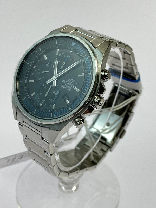 【中古美品】【メンズ】 CASIO カシオ EDIFICE エディフィス アナログ 腕時計 EFR-S572 時計 197-260130-jt-20-min カラー：シルバー 万代Net店