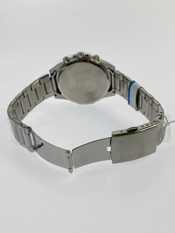 【中古美品】【メンズ】 CASIO カシオ EDIFICE エディフィス アナログ 腕時計 EFR-S572 時計 197-260130-jt-20-min カラー：シルバー 万代Net店