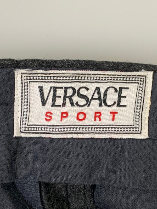 【中古品】【メンズ】 VERSACE SPORT ヴェルサーチェ スポーツ ウールスラックス メンズ ボトムス 152-260322-em-21-min サイズ：48 カラー：ダークグレー 万代Net店