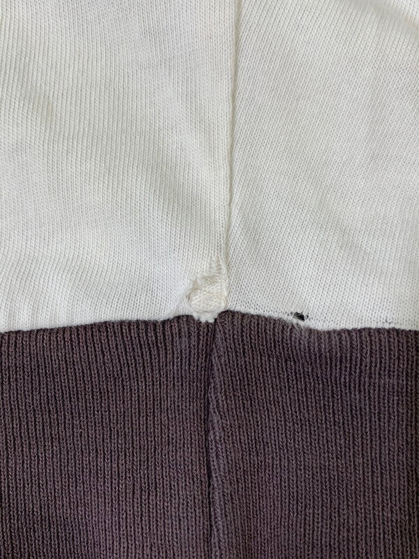 【中古品】【メンズ】 STUSSY ステューシー 90’s BORDER POCKET LS TEE 90年代 ボーダーポケット ロングスリーブティーシャツ トップス 142-260409-SH-45-min サイズ：XL カラー：ダークブラウン/ホワイト 万代Net店