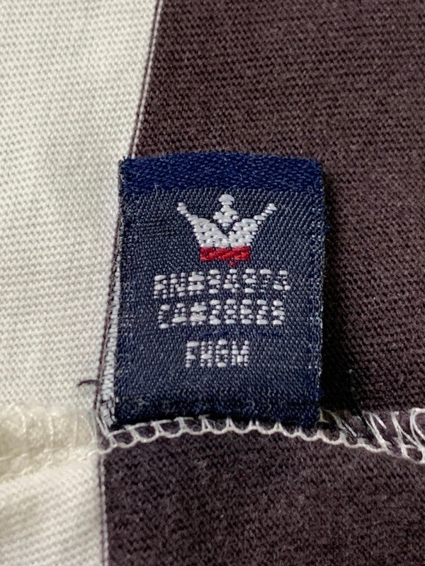 【中古品】【メンズ】 STUSSY ステューシー 90’s BORDER POCKET LS TEE 90年代 ボーダーポケット ロングスリーブティーシャツ トップス 142-260409-SH-45-min サイズ：XL カラー：ダークブラウン/ホワイト 万代Net店