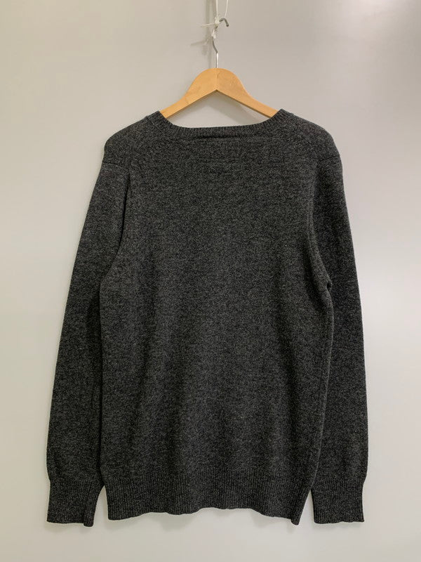 【中古品】【メンズ】 NEIGHBORHOOD ネイバーフッド EASTWOOD CREW KNIT NTNH-KN-M02 イーストウッド クルーニット トップス 142-260409-SH-14-min サイズ：M カラー：グレー 万代Net店