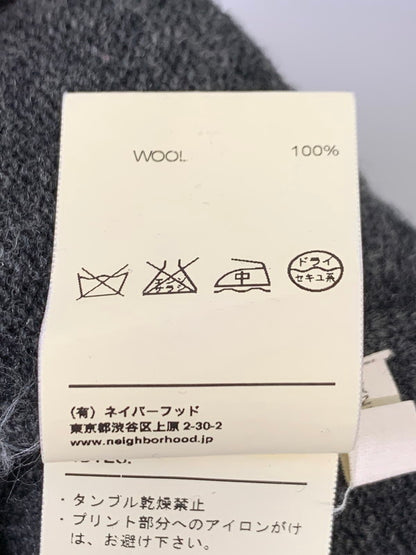 【中古品】【メンズ】 NEIGHBORHOOD ネイバーフッド EASTWOOD CREW KNIT NTNH-KN-M02 イーストウッド クルーニット トップス 142-260409-SH-14-min サイズ：M カラー：グレー 万代Net店