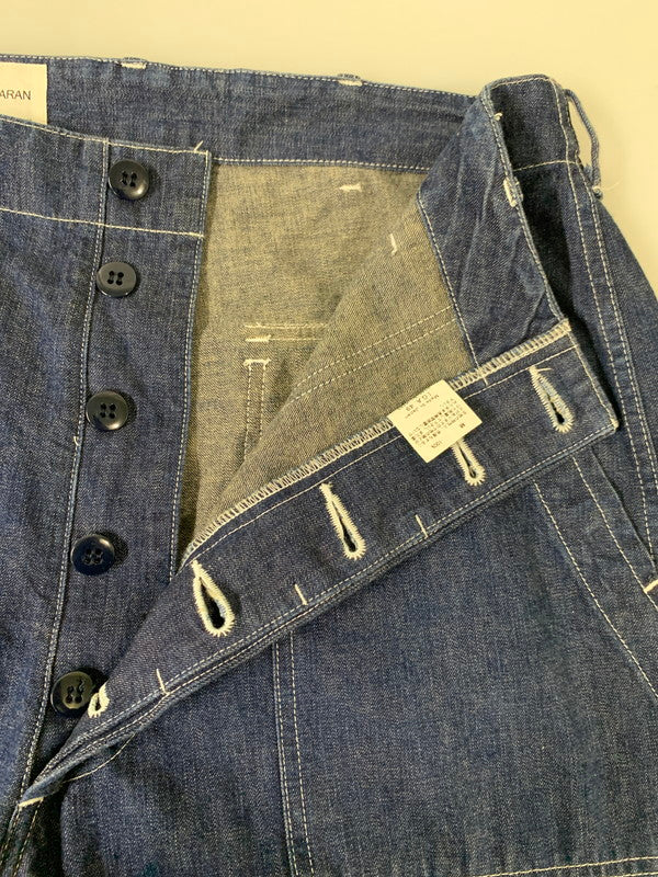 【中古品】【メンズ】 ARAN アラン ベイカーデニムパンツ ボトムス 151-260409-SH-38-min サイズ：4 カラー：ネイビー 万代Net店