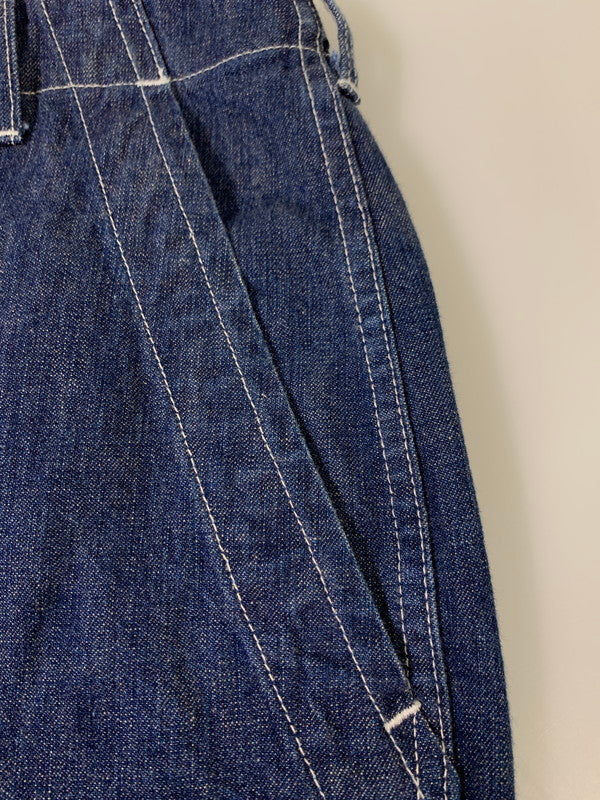 【中古品】【メンズ】 ARAN アラン ベイカーデニムパンツ ボトムス 151-260409-SH-38-min サイズ：4 カラー：ネイビー 万代Net店